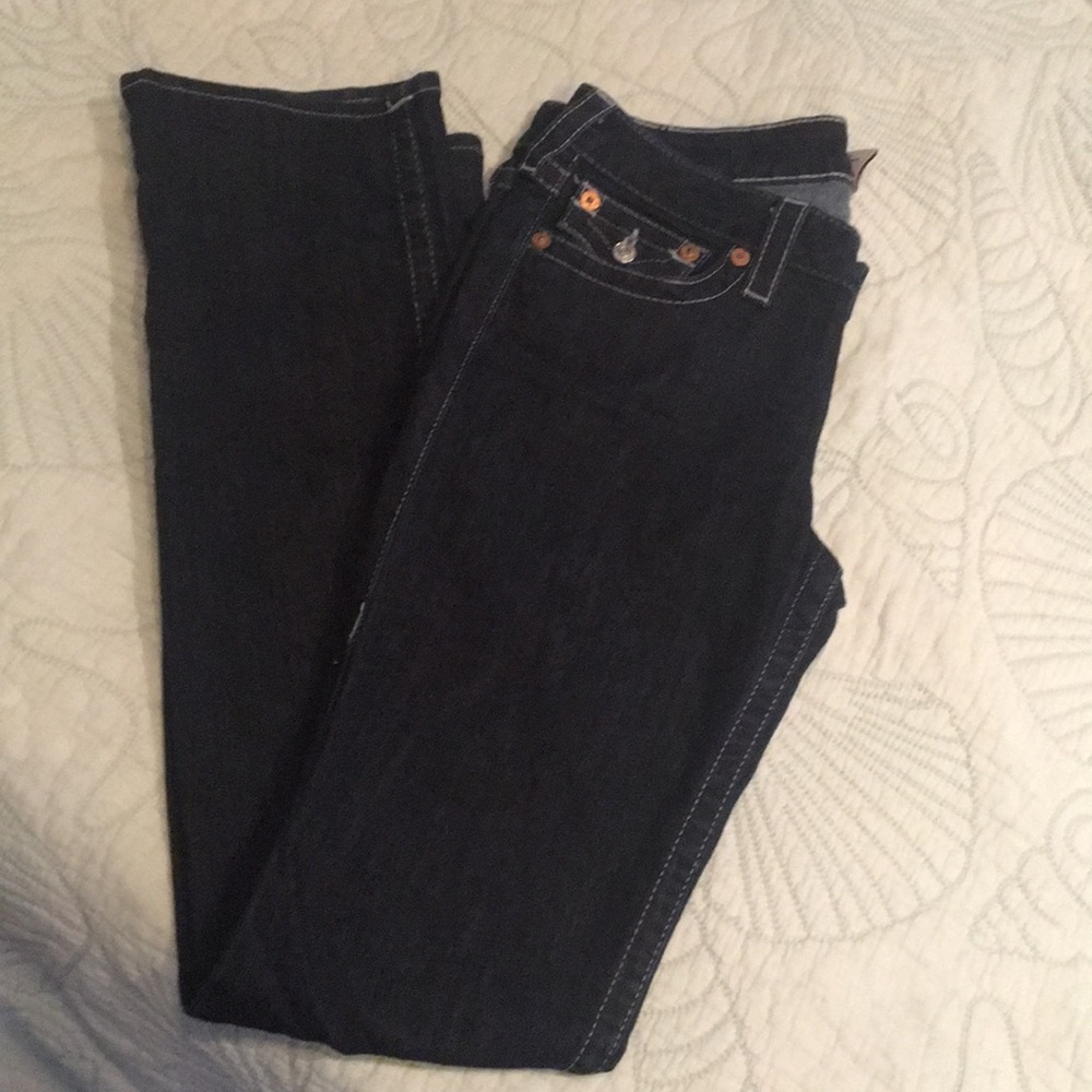 True Religion Jeans with rhinestone back pockets